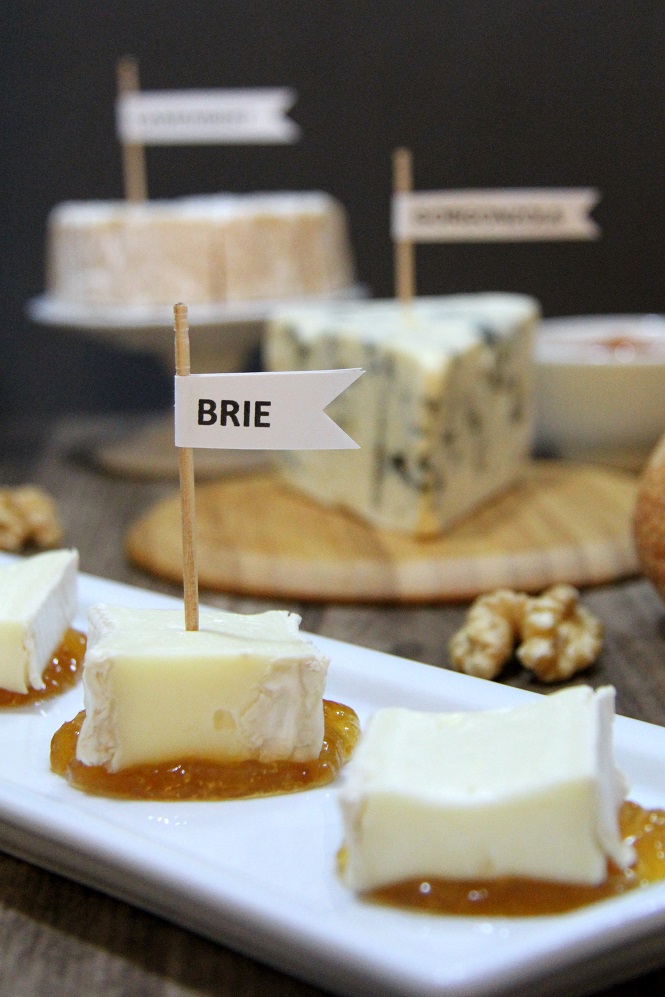 Tabua de queijos Brie 2